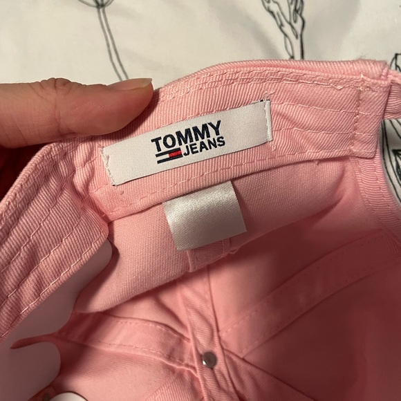 Pastel Pink Tommy Jeans Baseball Hat - Picture 3 of 3